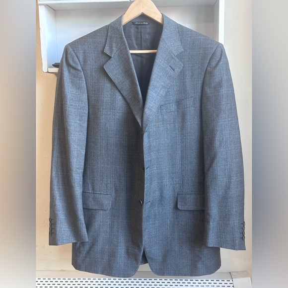 Canali Saks Fifth Avenue Pure Wool Super 120s Men’s Sport Blazer Size 52